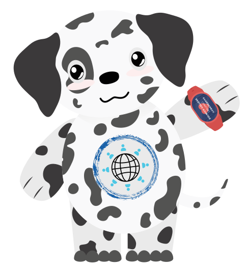 Digital Citizen Dilon, a dalmatian